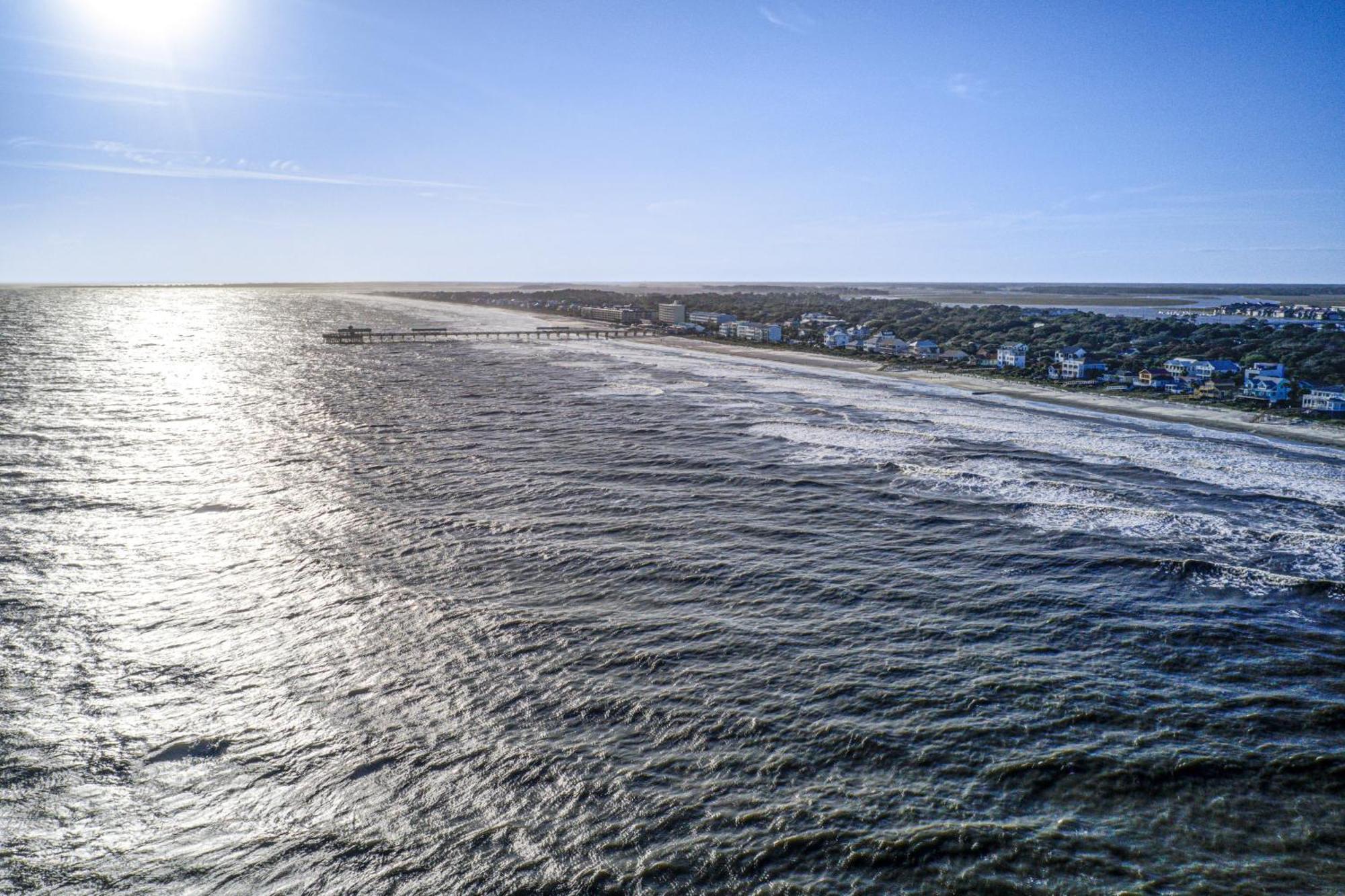 Just Beachy Villa Folly Beach Eksteriør billede