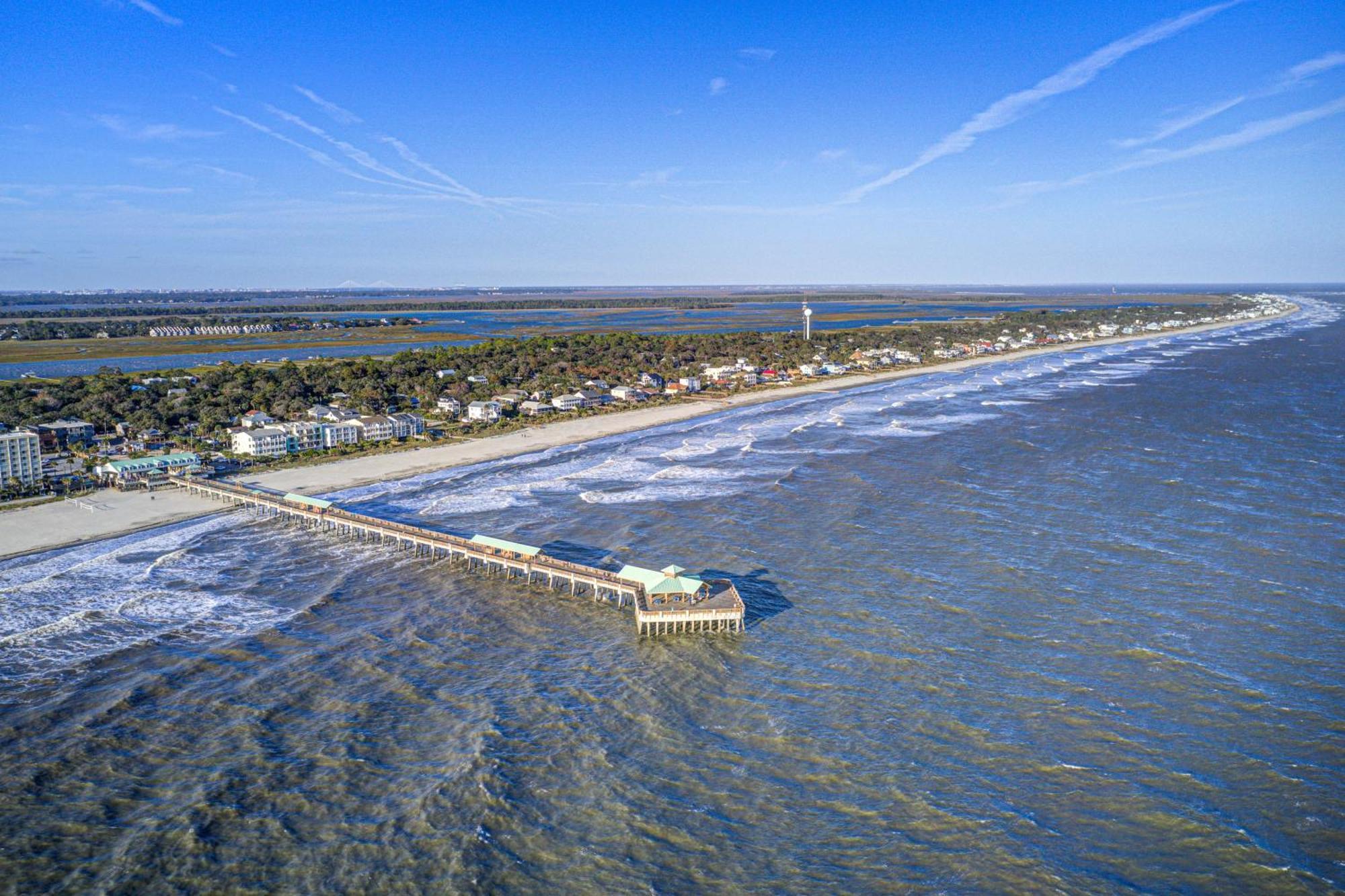 Just Beachy Villa Folly Beach Eksteriør billede